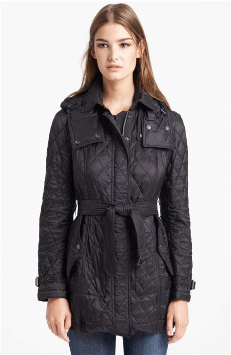 finsbridge belted quilted jacket burberry|Burberry Finsbridge Quilted Coat .